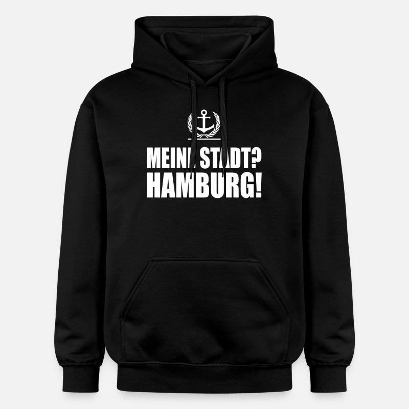 Hambourg - Sweat à capuche Softstyle® Gildan Unisexe - noir