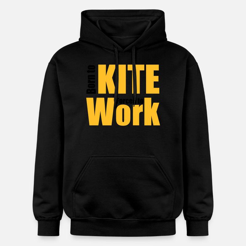 cerf-volant - Sweat à capuche Softstyle® Gildan Unisexe - noir