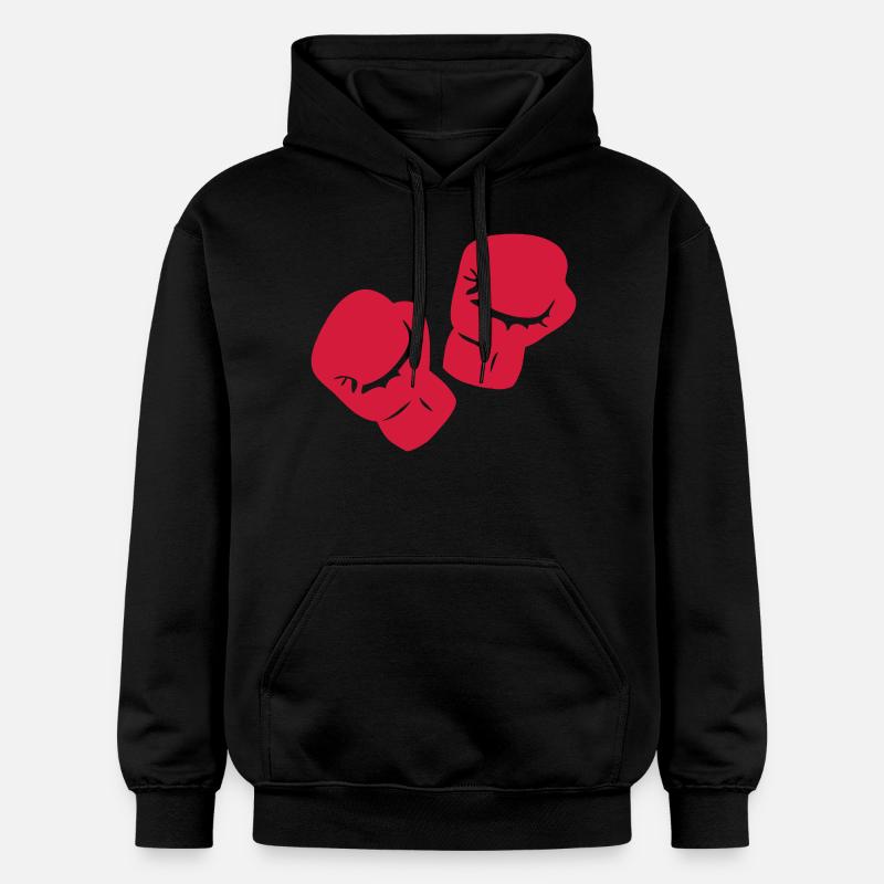 gant boxe boxing - Sweat à capuche Softstyle® Gildan Unisexe - noir