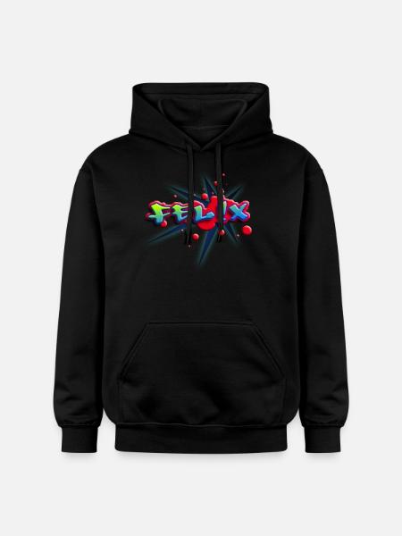 felix_c_012014 - Gildan Unisex Softstyle® Midweight Hoodie - Schwarz