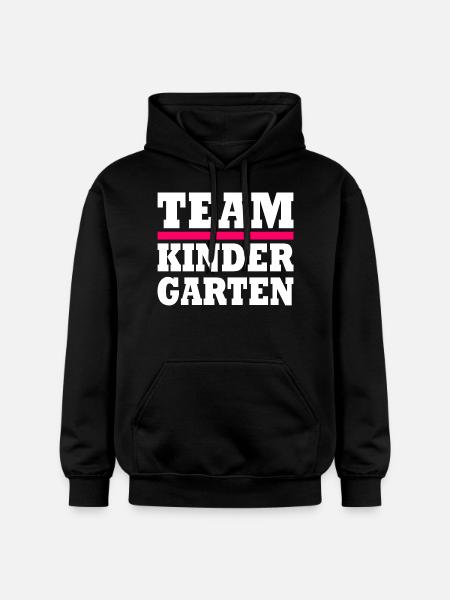Team kindergarten - Gildan Unisex Softstyle® Midweight Hoodie - Schwarz