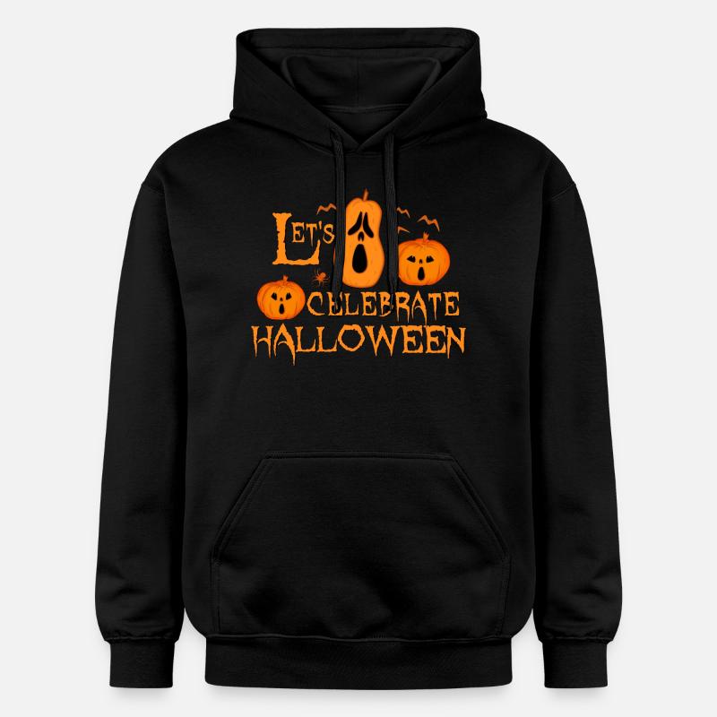 La citrouille célèbre Halloween - Sweat à capuche Softstyle® Gildan Unisexe - noir