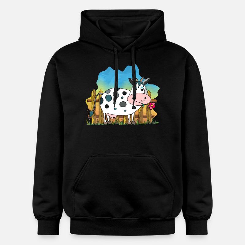 Vache - Sweat à capuche Softstyle® Gildan Unisexe - noir