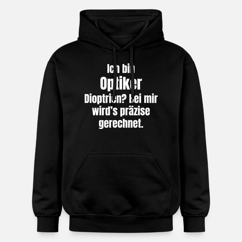 Optiker - Gildan Unisex Softstyle® Midweight Hoodie - Schwarz