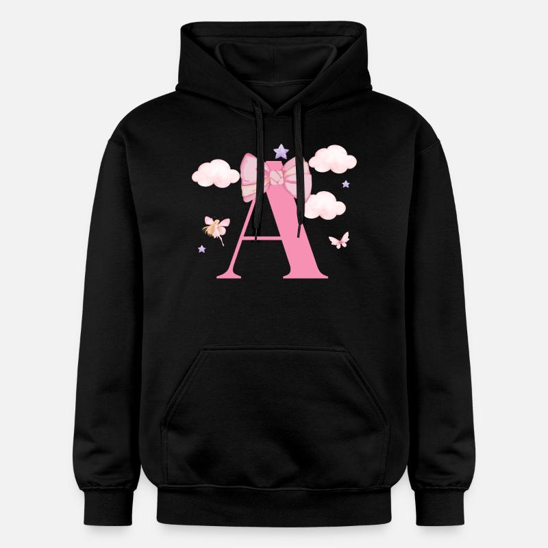 Brief an Pink Clouds - Gildan Unisex Softstyle® Midweight Hoodie - Schwarz