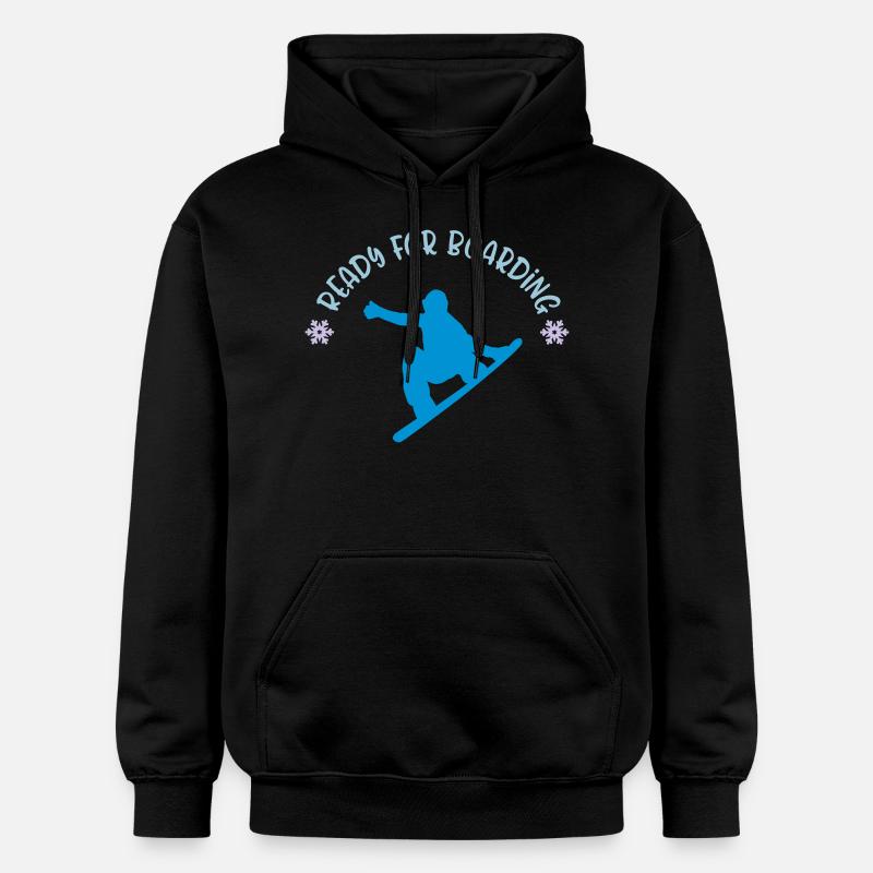 snowboard - Sweat à capuche Softstyle® Gildan Unisexe - noir