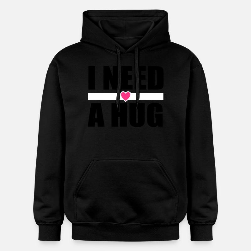 Hug Festival Fun dire - Sweat à capuche Softstyle® Gildan Unisexe - noir