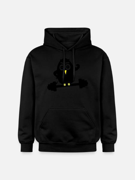 body_building_1 - Gildan Unisex Softstyle® Midweight Hoodie - Schwarz