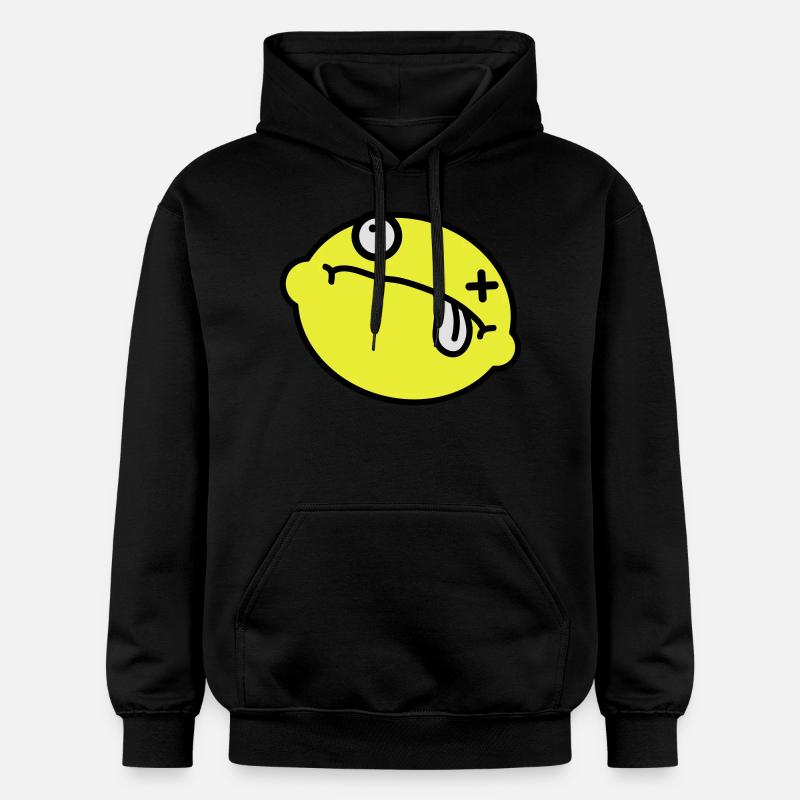 Dead Lemon Smiley - Sweat à capuche Softstyle® Gildan Unisexe - noir