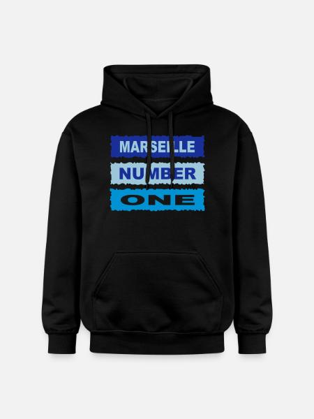 Marseilles - Gildan Unisex Softstyle® Midweight Hoodie - black