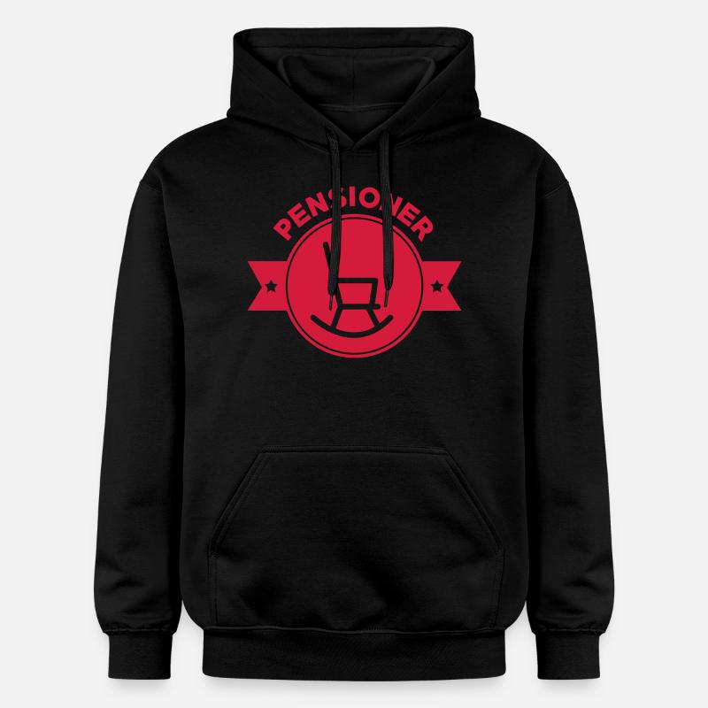 retraite / retraité / retraitée / pension - Sweat à capuche Softstyle® Gildan Unisexe - noir