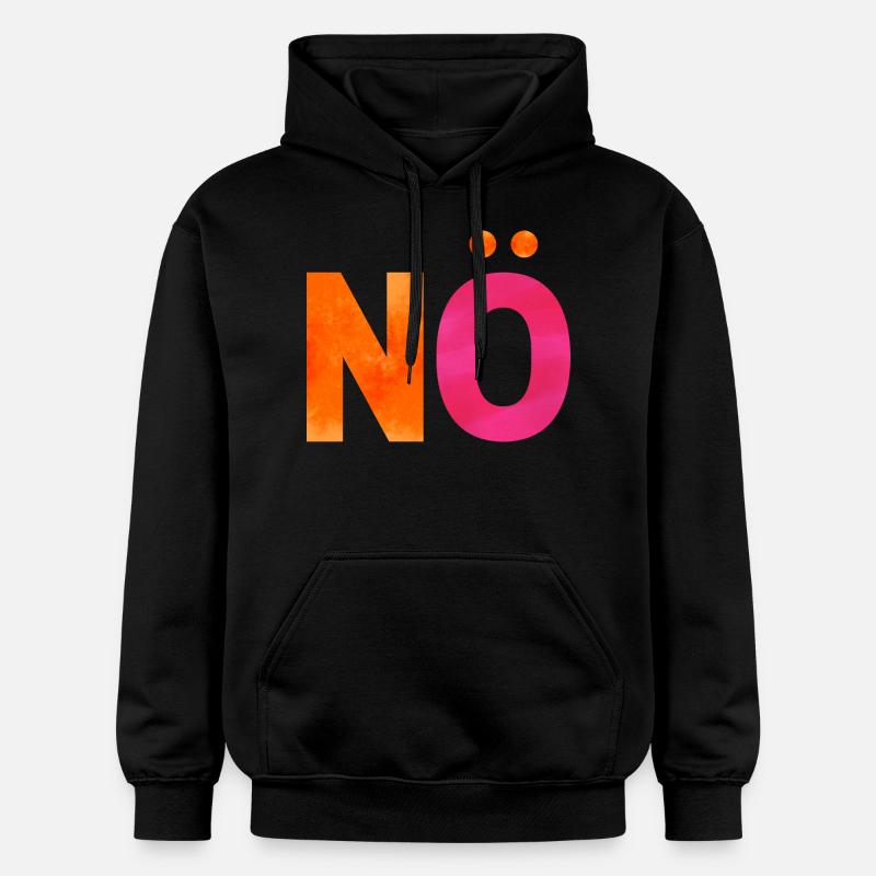 NON. Une chemise, un mot. - Sweat à capuche Softstyle® Gildan Unisexe - noir