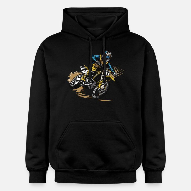 Motocross Sport - Sweat à capuche Softstyle® Gildan Unisexe - noir