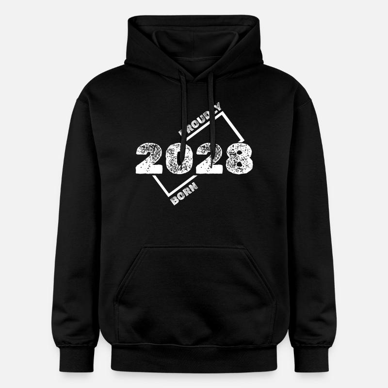 Idée cadeau 2028 - Sweat à capuche Softstyle® Gildan Unisexe - noir