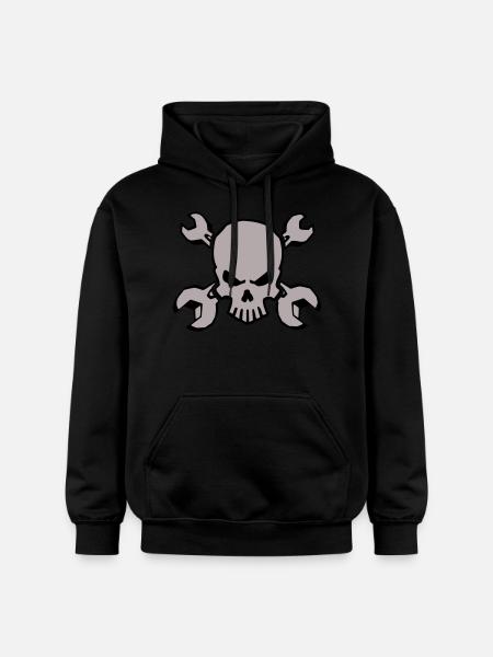 TOOLSKULL - 2C - Gildan Unisex Softstyle® Midweight Hoodie - black