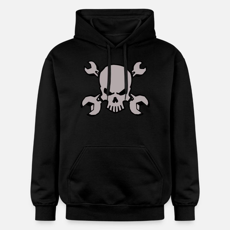 CRÂNE D’OUTIL - 2C - Sweat à capuche Softstyle® Gildan Unisexe - noir