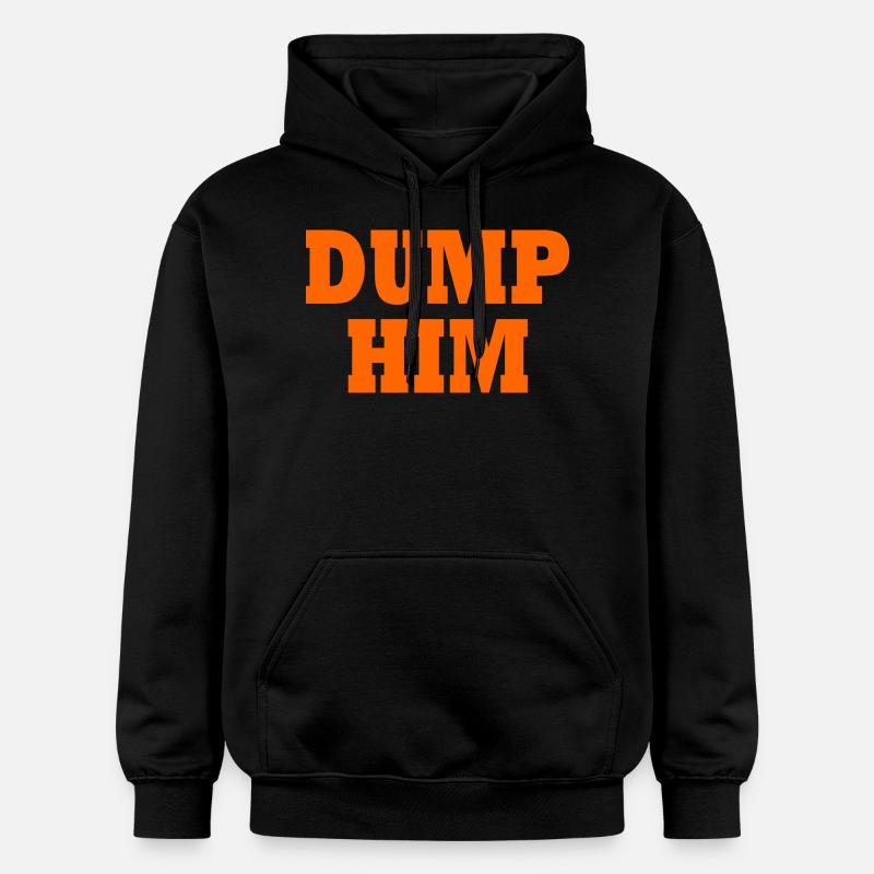 Dump him - Sweat à capuche Softstyle® Gildan Unisexe - noir