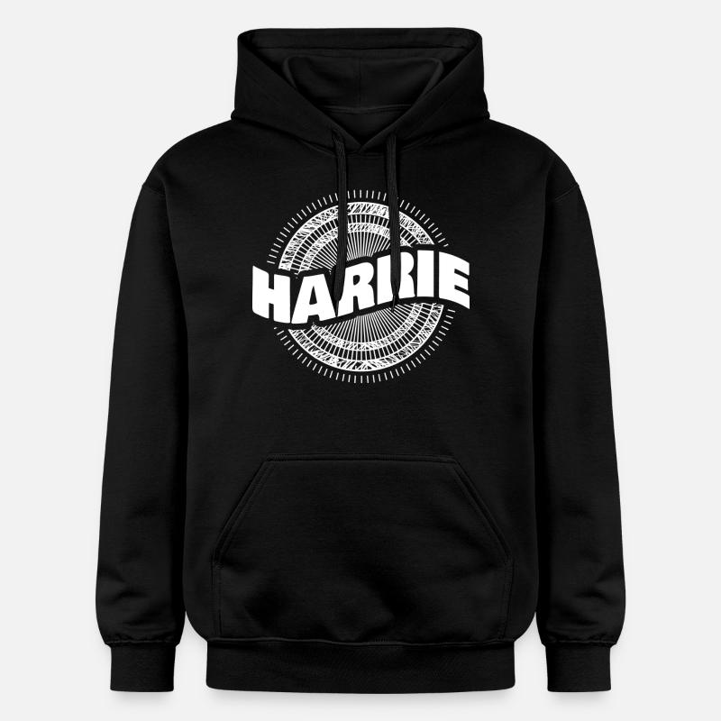 Idée cadeau Harrie - Sweat à capuche Softstyle® Gildan Unisexe - noir