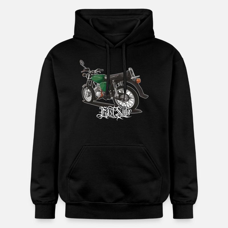 S51 (vert) // Illustration - Sweat à capuche Softstyle® Gildan Unisexe - noir