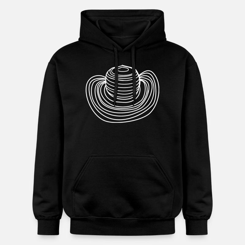 Chapeau Sombrero - Sweat à capuche Softstyle® Gildan Unisexe - noir