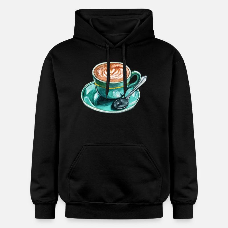 Latte Macchiato - Sweat à capuche Softstyle® Gildan Unisexe - noir