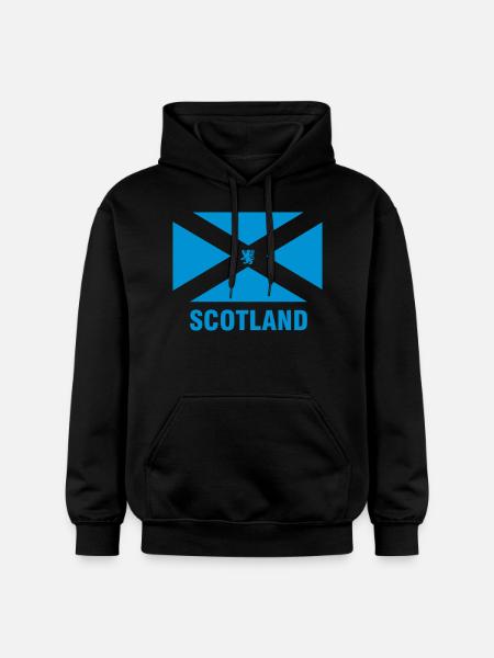 Scotland_logo1 - Gildan Unisex Softstyle® Midweight Hoodie - black