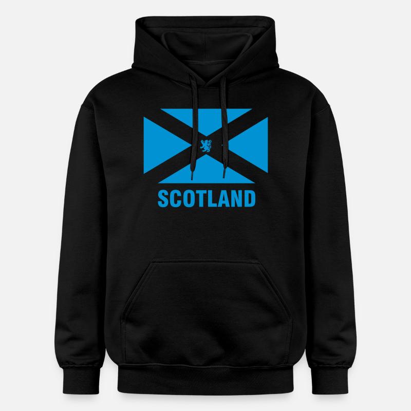 Scotland_logo1 - Sweat à capuche Softstyle® Gildan Unisexe - noir