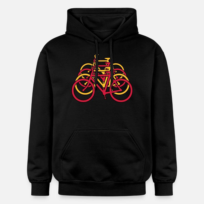 Art de la bicyclette - Sweat à capuche Softstyle® Gildan Unisexe - noir