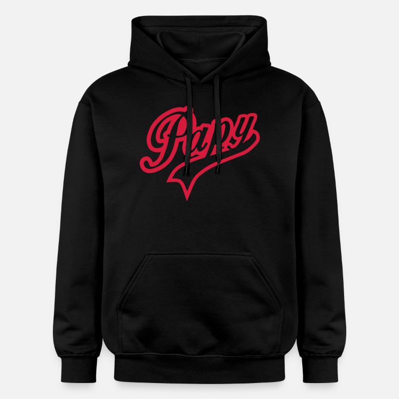 papy logo 15032 - Sweat à capuche Softstyle® Gildan Unisexe - noir