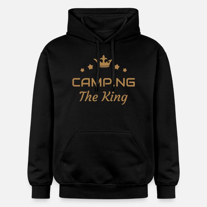 camping / campeur / campeuse / scout - Sweat à capuche Softstyle® Gildan Unisexe - noir