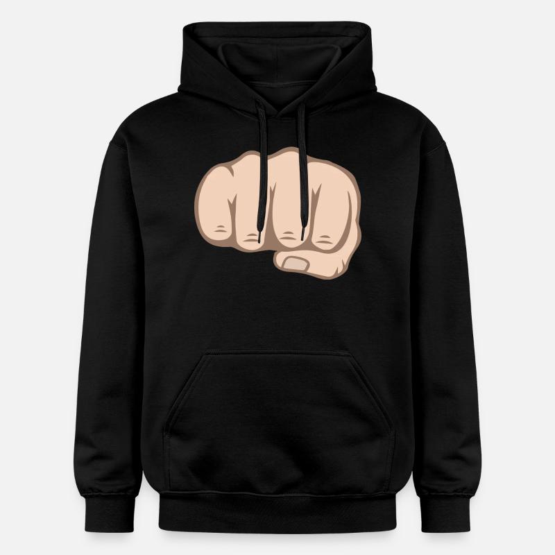 Poing - Sweat à capuche Softstyle® Gildan Unisexe - noir