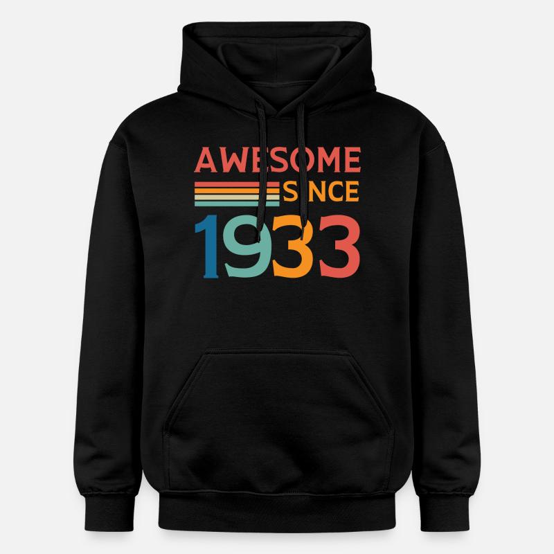 Awesome since 1933 - Sweat à capuche Softstyle® Gildan Unisexe - noir