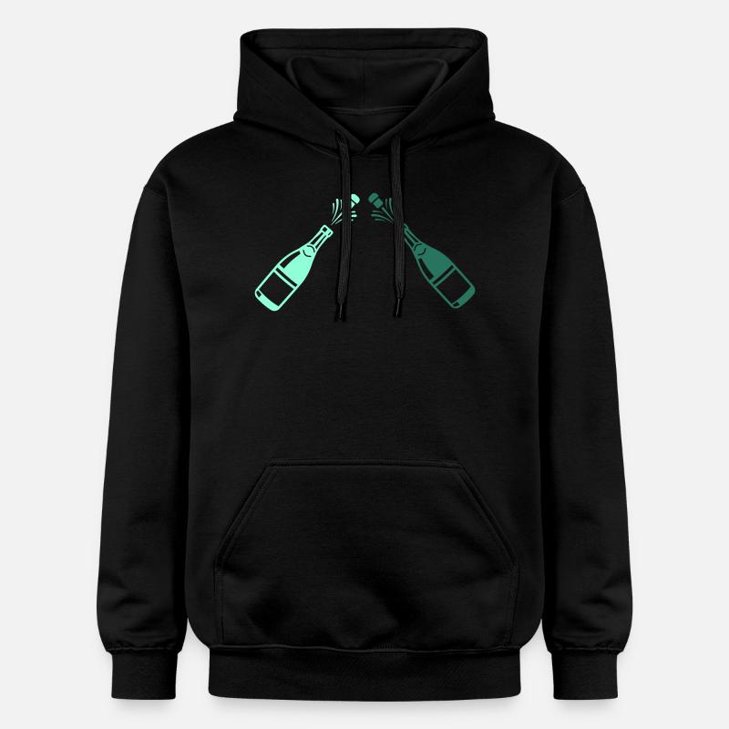 Champangner - Sweat à capuche Softstyle® Gildan Unisexe - noir
