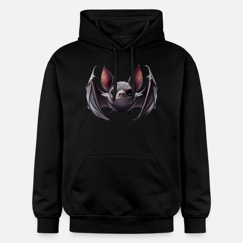 Chauve-souris 2 - Sweat à capuche Softstyle® Gildan Unisexe - noir