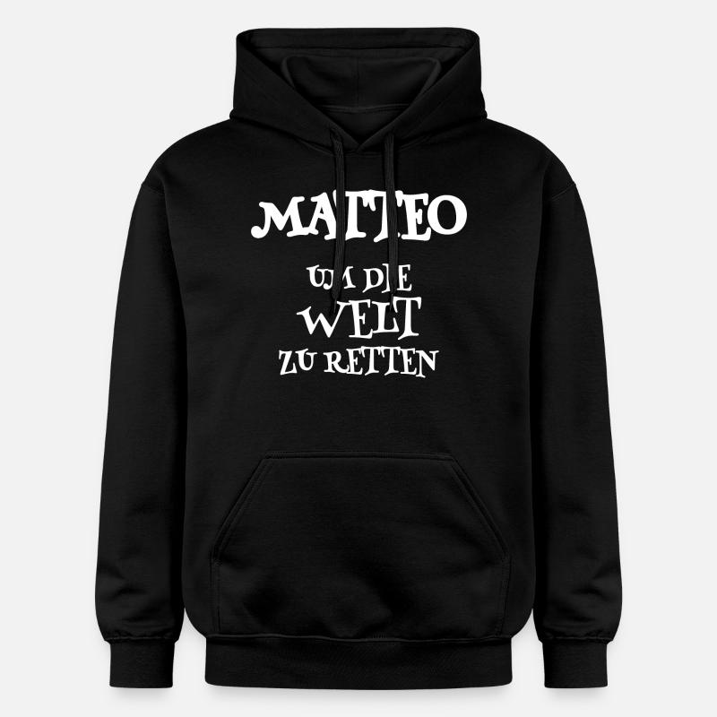 Matteo - Sweat à capuche Softstyle® Gildan Unisexe - noir