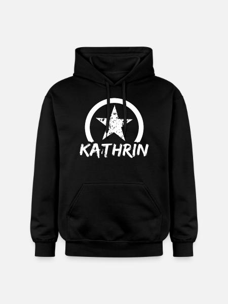Gift for Kathrin - Gildan Unisex Softstyle® Midweight Hoodie - black