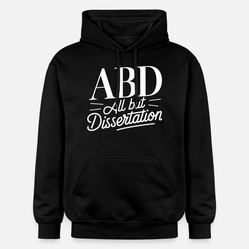 ABD All But Dissertation 12 - Gildan Unisex Softstyle® Midweight Hoodie - Schwarz