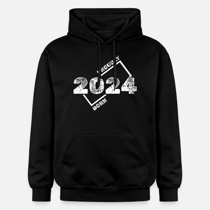 Idée cadeau 2024 - Sweat à capuche Softstyle® Gildan Unisexe - noir