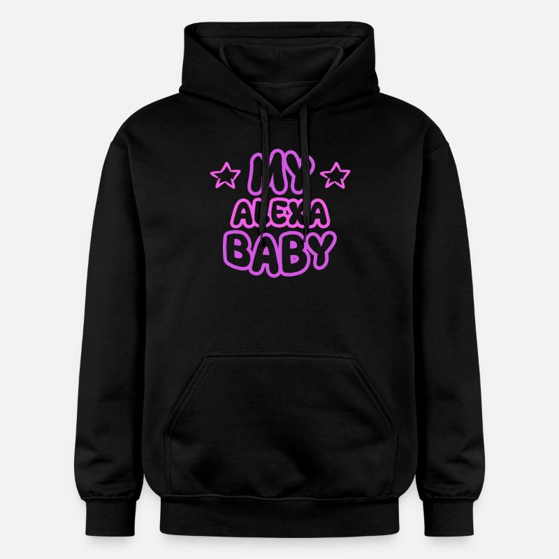 Alexa comme prénom - Sweat à capuche Softstyle® Gildan Unisexe - noir