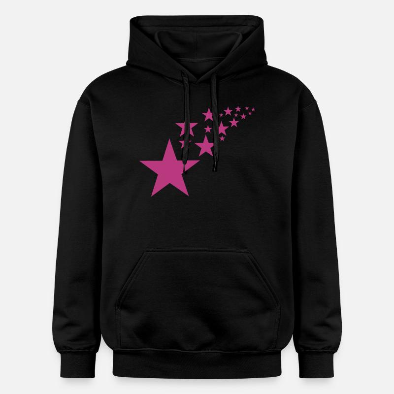 Star, les étoiles - Sweat à capuche Softstyle® Gildan Unisexe - noir