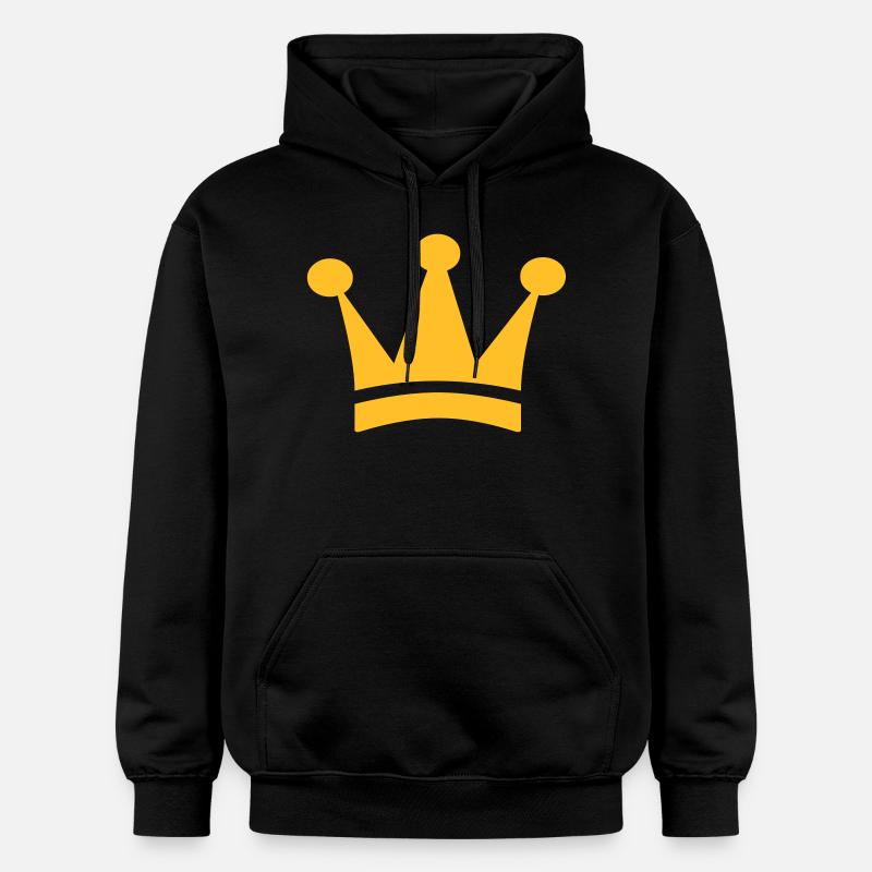 Couronne (V) - Sweat à capuche Softstyle® Gildan Unisexe - noir