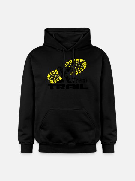 course a pied extreme - Sweat à capuche Softstyle® Gildan Unisexe - noir