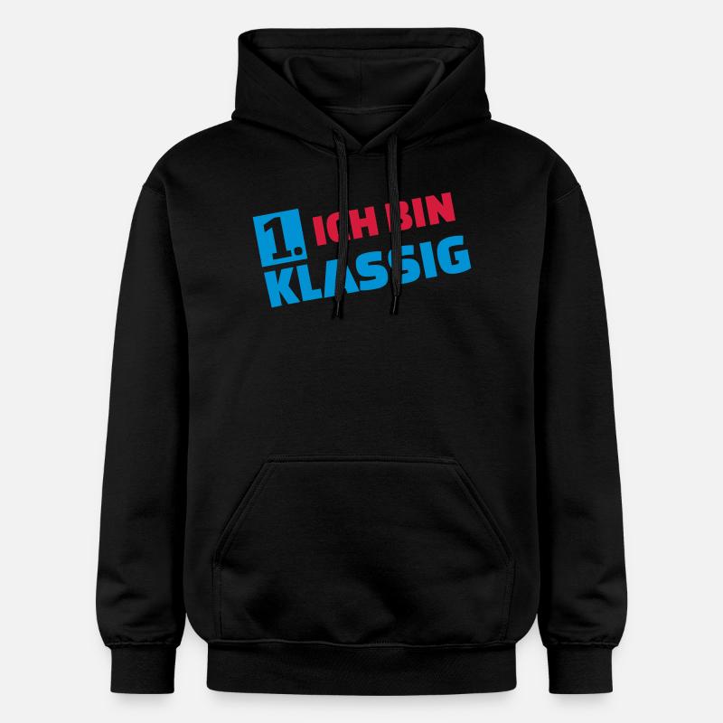 Erstklassig - Gildan Unisex Softstyle® Midweight Hoodie - Schwarz