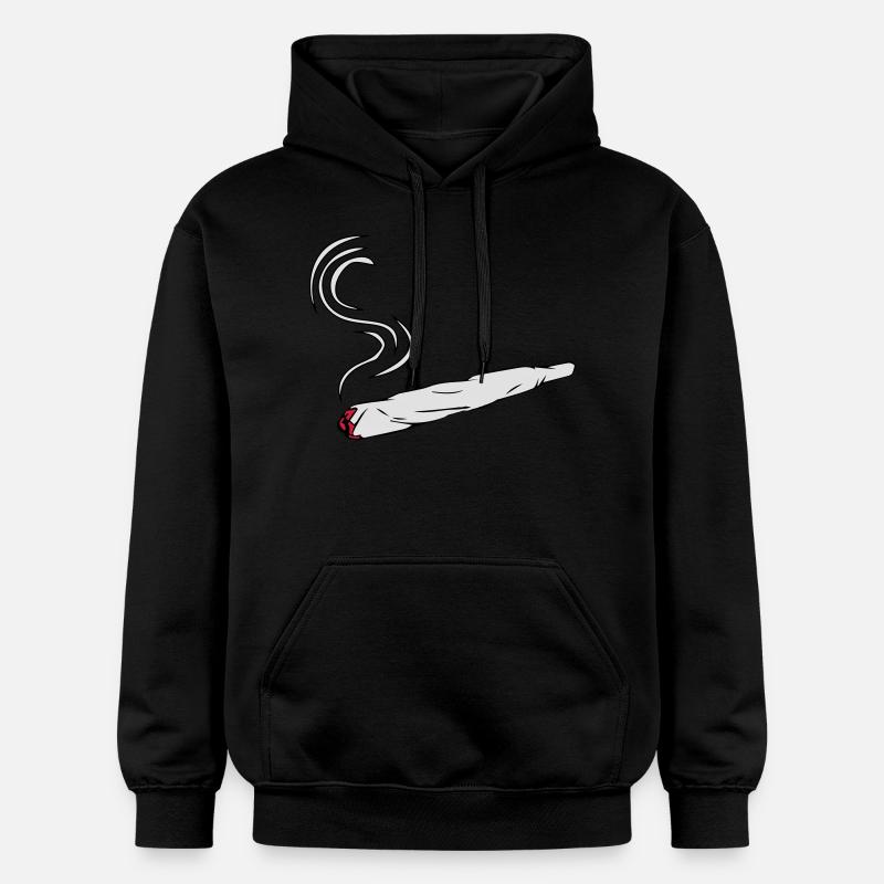 joint design kiffen - Sweat à capuche Softstyle® Gildan Unisexe - noir
