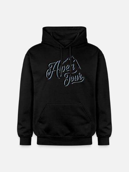 alpen tour - Gildan Unisex Softstyle® Midweight Hoodie - Schwarz