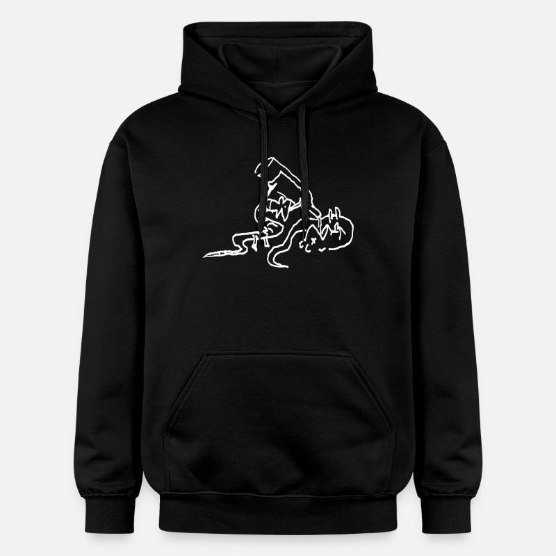 souris alcool - Sweat à capuche Softstyle® Gildan Unisexe - noir