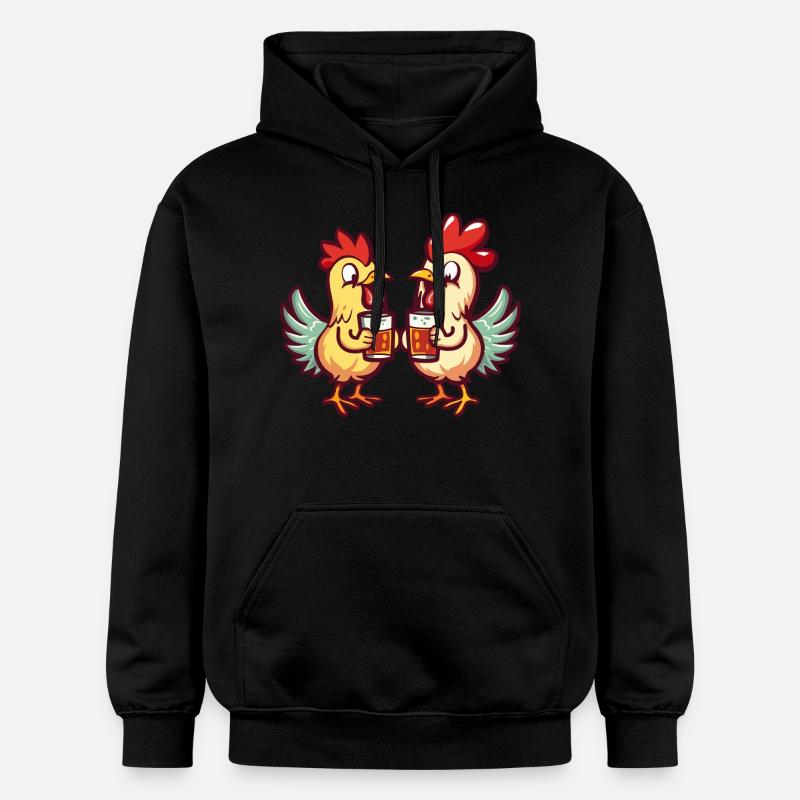 Comic Beer Funny Booze - Sweat à capuche Softstyle® Gildan Unisexe - noir