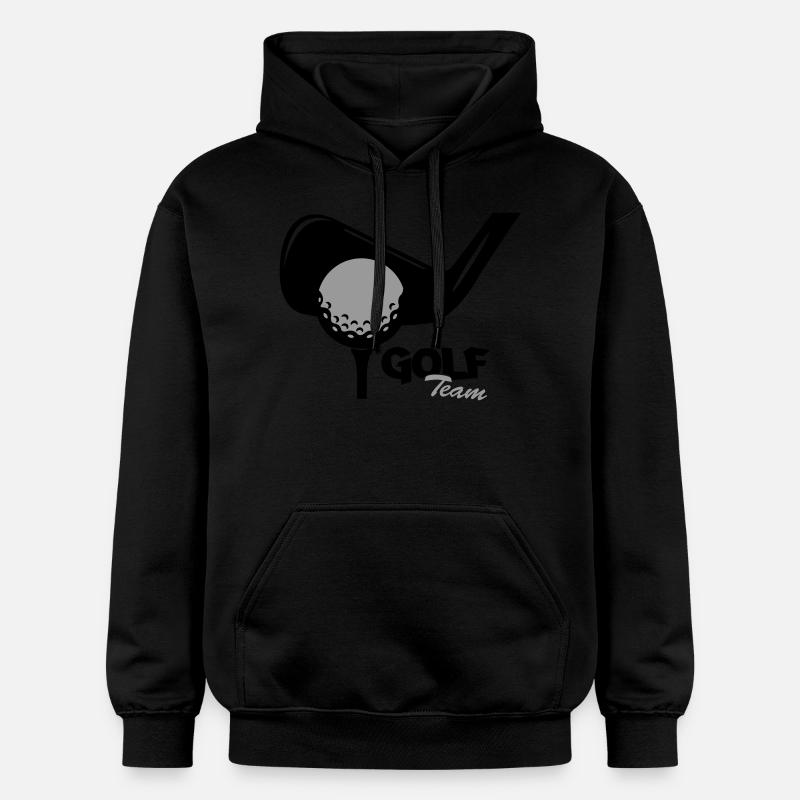 Équipe de golf - Sweat à capuche Softstyle® Gildan Unisexe - noir