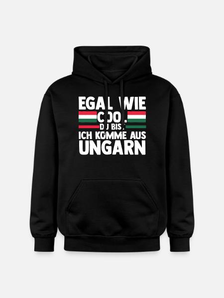 Ungar Ungarisch Ungarn - Gildan Unisex Softstyle® Midweight Hoodie - Schwarz