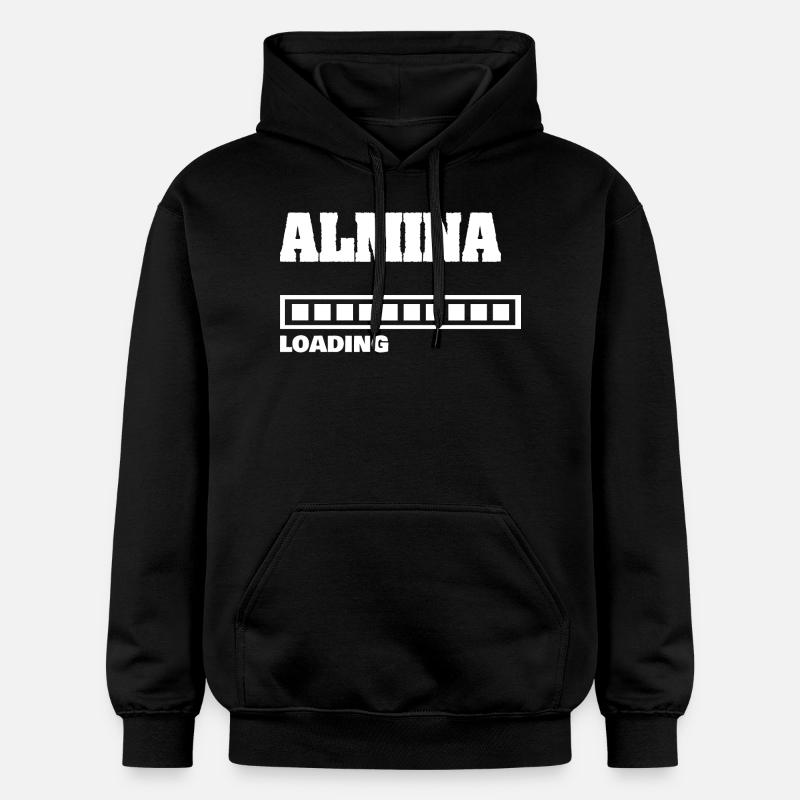 Almina bébé - Sweat à capuche Softstyle® Gildan Unisexe - noir